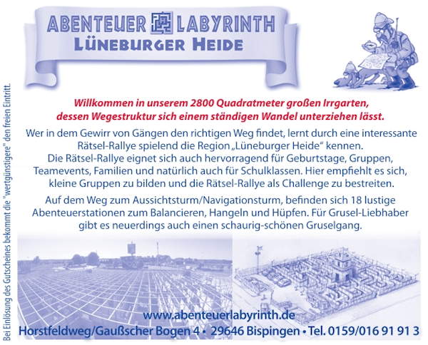 Abenteuerlabyrinth Bispingen Abenteuerlabyrinth Bispingen